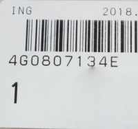 Audi a6 c7 правая опора бампера передний - оригинал 4g0807134e Киев, фото thumb