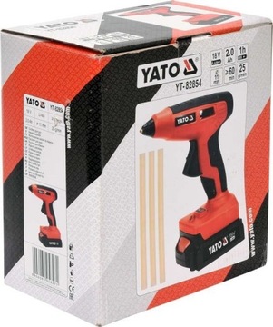 КЛЕЙНЫЙ ПИСТОЛЕТ YATO 18В 11ММ
