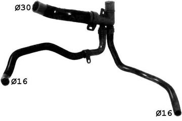 фото thumb №2, Sasic шланг радіатор citroen peugeot c3 ds3 207