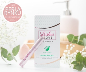Lashes2love Biopeptydowa odżywka do rzęs innowacyjne naturalne serum