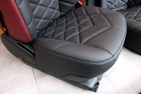 фото thumb №11, Bmw 7' g70 i7 g70 салон сиденья sport з підігрівом bowers veganza burgundy