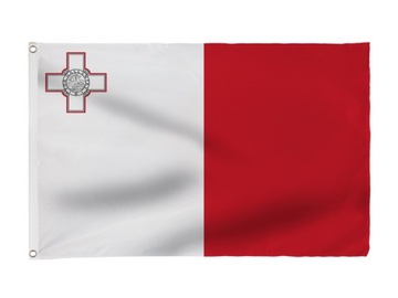 Flaga Malta 150x90 cm Flagi Malty Maltańska - OCZKA