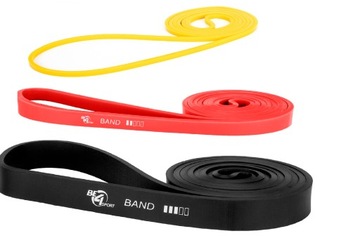 НАБОР ИЗ 3 НАПРАВЛЯЮЩИХ ДЛЯ УПРАЖНЕНИЙ POWER BAND + ЯКОРЬ ДЛЯ ДВЕРНОГО КРЮКА