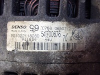 Fiat punto 2 03-09 1.2 60km генератор 51700675 70a Недорого, фото thumb