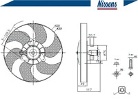 фото thumb №2, Вентилятор радиатора [nissens]