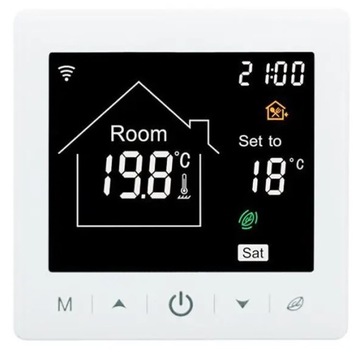 ТЕРМОСТАТ С ПРОГРАММАТОРОМ, ТЕРМОРЕГУЛЯТОР LCD WIFI