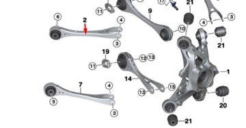фото thumb №8, Bmw i8 l12 rear upper контроль arm 33326862410 6862410