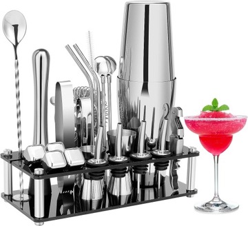 BARMAN ZESTAW DO DRINKÓW SHAKER 750ML 25 SET wszelkiego rodzaju koktajli