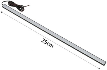 Oświetlenie LED kabiny naczepy auta TIR 4x25cm 24V