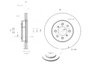 фото thumb №1, Brembo тормозные диски тормозные 2szt honda civic vii hatch