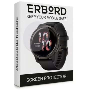3 ЗАЩИТНЫХ ГИДРОГЕЛЕВЫХ ФОЛЬГИ ДЛЯ GARMIN VENU 2 + УСТАНОВОЧНЫЙ КОМПЛЕКТ