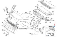 Mb glb x247 бампер передний левый нижний защита решетка a2478857703 Цена, фото thumb