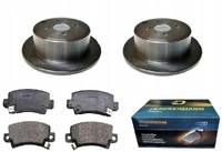 фото thumb №1, Тормозные диски тормозные колодки toyota corolla e12 , verso задняя 269mm