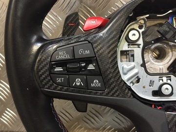 фото thumb №7, Bmw g80 g82 m3 m4 кермо багатофункціональна карбон пелюстки 7857781