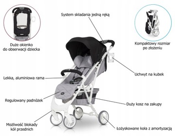 Коляска Euro Cart Volt Pro Black Edition IRON до 22 кг
