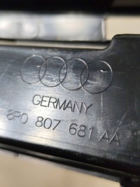 Audi a3 8p lift 09- левый перед левая решётка бампера оригинал wlkp Киев, фото thumb
