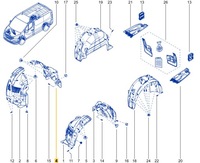фото thumb №13, Підкрилок правий перед частина задня renault trafic iii iv nissan nv300
