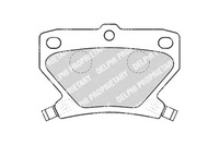 фото thumb №1, Delphi комплект тормозных колодок ham. задняя pontiac vibe