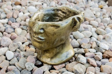 Фигурка цветочного горшка, скульптура, скульптура из цветочного горшка для домашнего сада