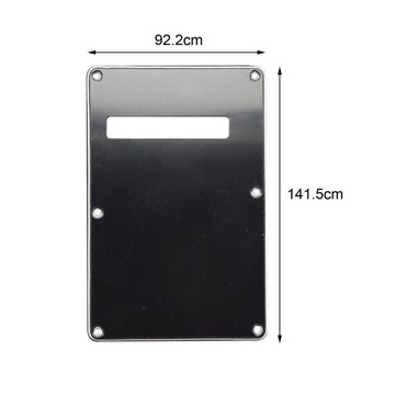 Тремоло Cavity Cover Backplate Аксессуары Dark Bkack Guitars