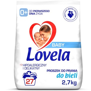 Lovela Baby hipoalergiczny proszek do prania białego dla niemowląt 2,7 kg