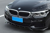 фото thumb №8, Накладка бампера передний do bmw 5 g30 g31 2017+ abs чёрный блеск