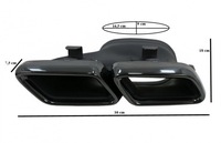 фото thumb №14, Диффузор бампер mercedes s klasa c217 2014-2020