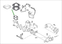 фото thumb №3, Заглушка egr renault espace iv vel satis 3.0 dci