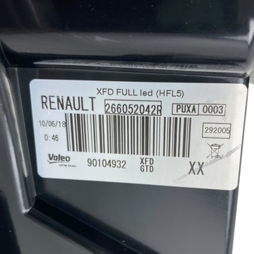 фото thumb №14, Нова оригінальний номер лампа поворотник лівий led drl renault talisman 266052042r