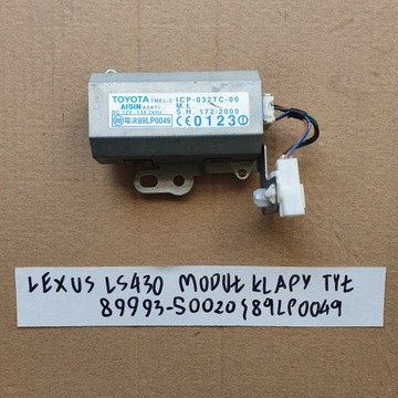 фото thumb №1, Lexus ls430 модуль кришки зад 89993-50020 89lp0049