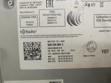 фото thumb №9, Радио навигация считыватель мультимедиа карты sd skoda octavia iii 3