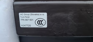 фото thumb №8, Оббивка боковина na кришка багажника задня vw touareg ii 7p6