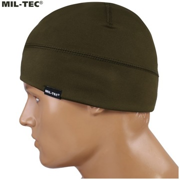 МУЖСКАЯ ЗИМНЯЯ ШАПКА ИЗ ТЕРМОАКТИВНОГО ФЛИСА MIL-TEC OLIVE