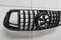 фото thumb №11, Mercedes gle w167 2019+ решётка радиатора panamericana gt brabus стиль чёрный з камера