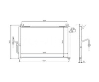 фото thumb №1, Радиатор кондиционера mazda premacy 06.99-