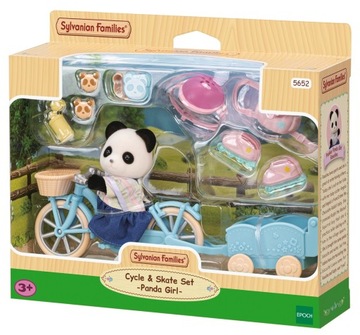 SYLVANIAN Families НА ВЕЛОСИПЕДЕ С ПАНДОЙ 5652