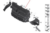 Купить Bmw 2 f45 радиатор воздуха с крышка управляющий 51747338207 7338207, фото thumb