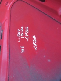 Капот крышка двигателя seat ibiza 2005-08 czerwona lp3g Киев, фото thumb
