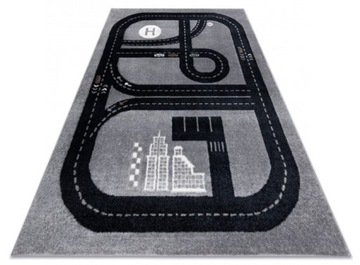 Dywan FUN TRACK 120x170 ulice uliczki miasto auta