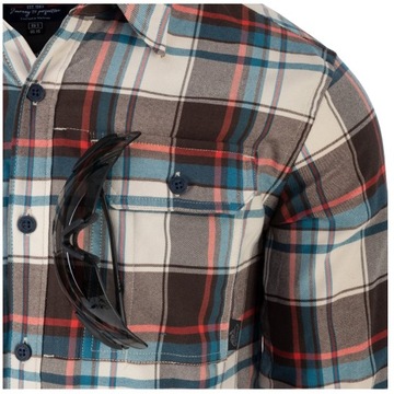 Мужская фланелевая рубашка в клетку HELIKON Casual Tactical Everyday L