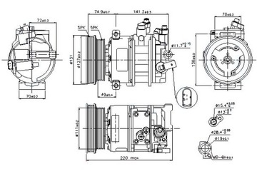 фото thumb №13, Nissens 89421 компрессор, кондиционер