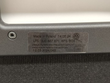 фото thumb №9, Vw passat b9 ролета багажника универсал новая оригинал 2023-