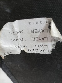 фото thumb №7, Пол багажника обшивка защита поперечина задняя kpl mitsubishi asx i 2010-