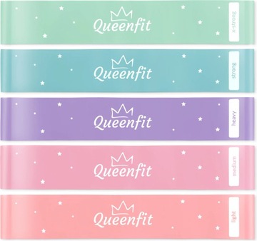 НАБОР ЭНЕРГЕТИК ДЛЯ УПРАЖНЕНИЙ 0,5-30 КГ 5 ШТ. QUEENFIT