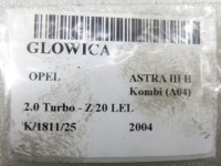 Головка opel astra h 2.0 turbo 90423754 с 20 lel Доставка, фото thumb