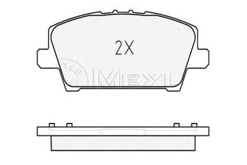 фото thumb №1, Meyle тормозные колодки тормозные honda civic viii хэтчбек