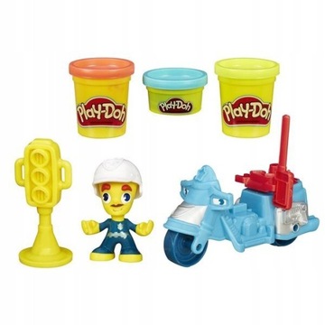 PLAY DOH TOWN MOTOCYKL POLICYJNY B5975 + TUBA