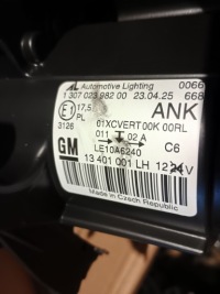 Opel zafira c фара левая передняя ксенон новая оригинал 13401001 Недорого, фото thumb