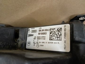 фото thumb №7, Лампа правая фара правый audi a1 ii 82a полный led 2018-