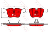Купить Trw тормозные колодки тормозные mercedes ml 63 amg 4-matic 1, фото thumb